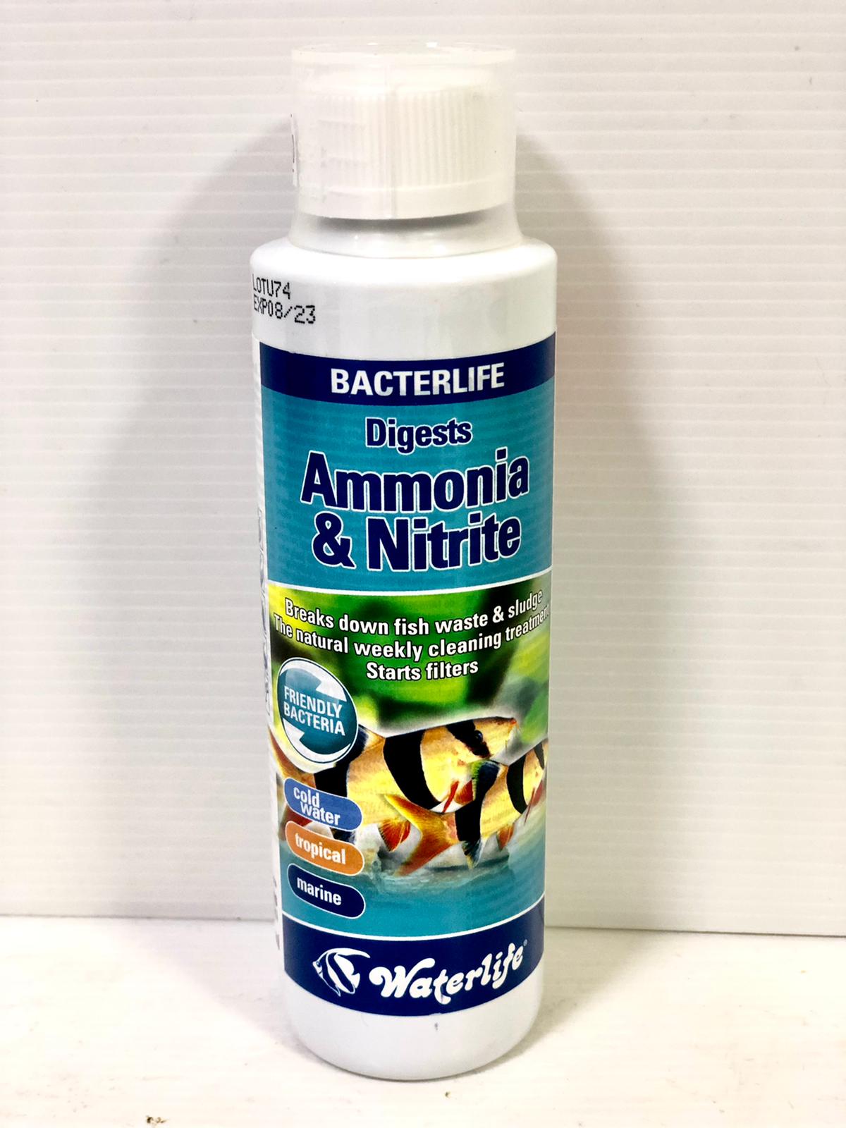 Waterlife Bacterlife Ammonia & Nitrite 250ml