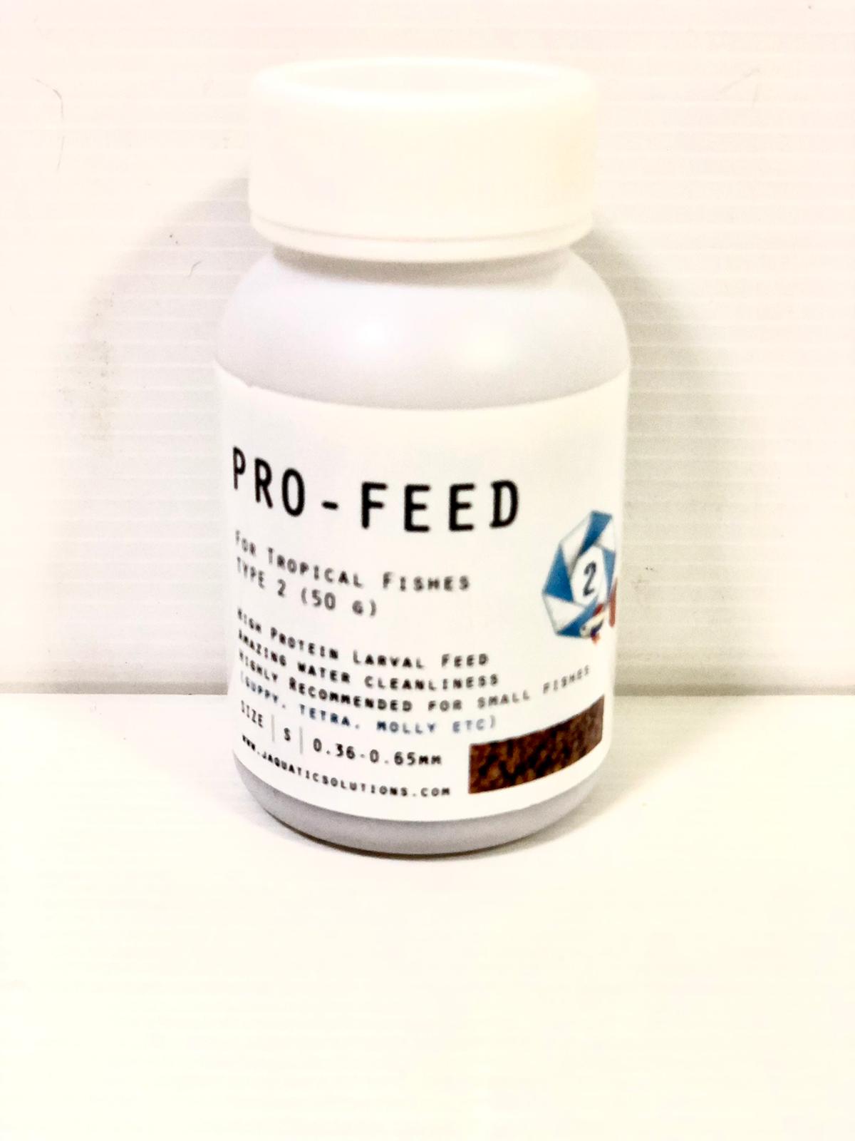 PRO-FEED for Tropical Fishes Type 2 (S) (50g)