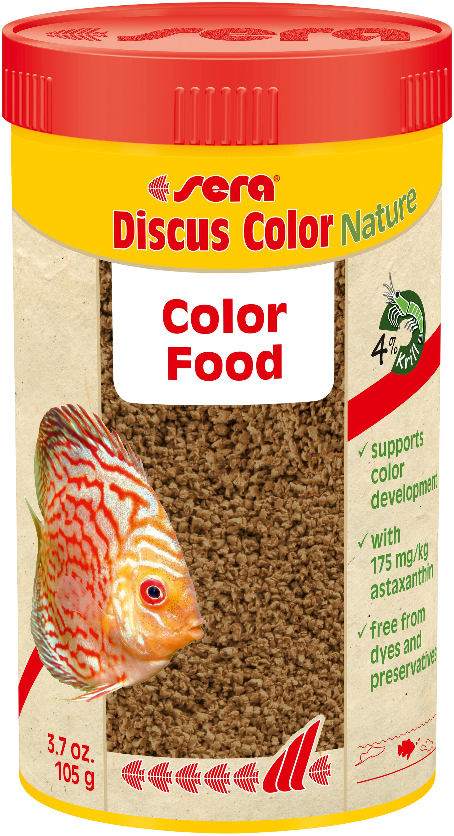 SERA Discus Color Nature Color Food 105g